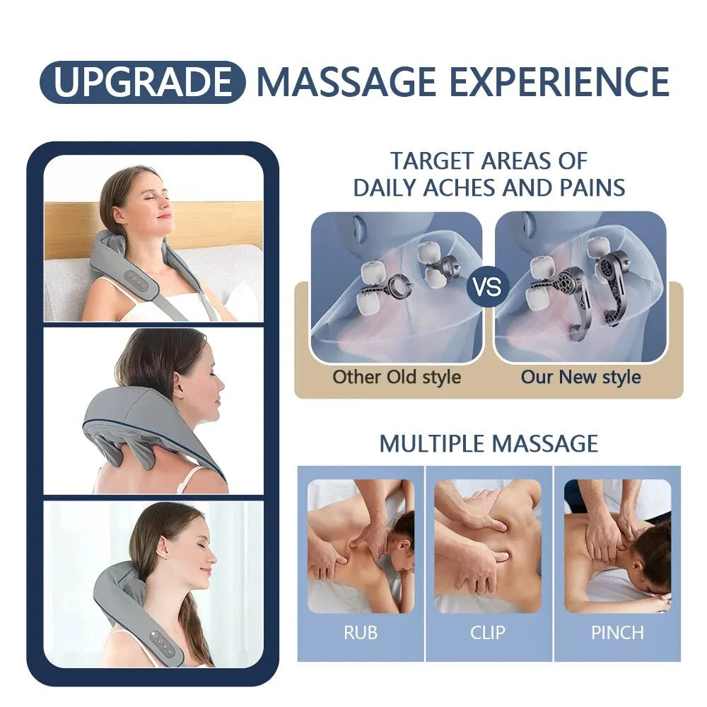 RelaxPro: Wireless Neck & Back Massager